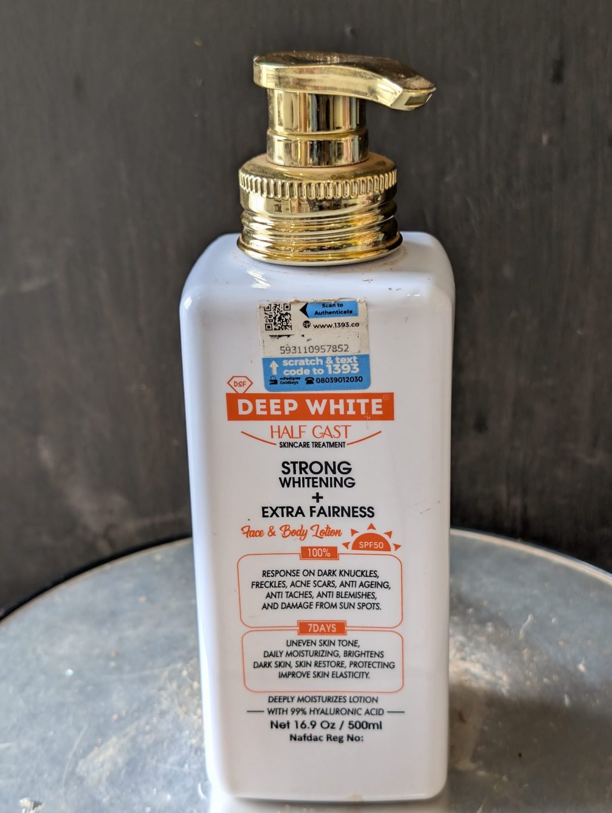 Lait Deep White Strong 500ml