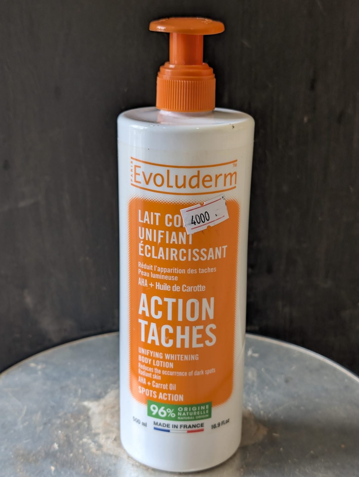 Lait Evoluderm Carotte 500ml
