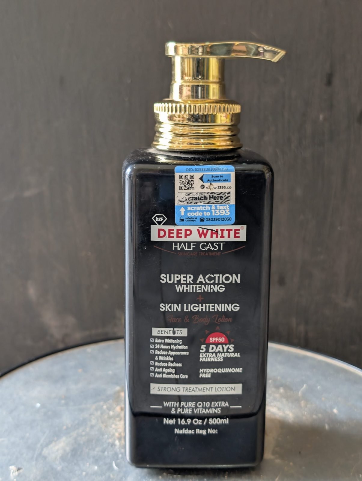 Lait Deep White Super Action 500ml