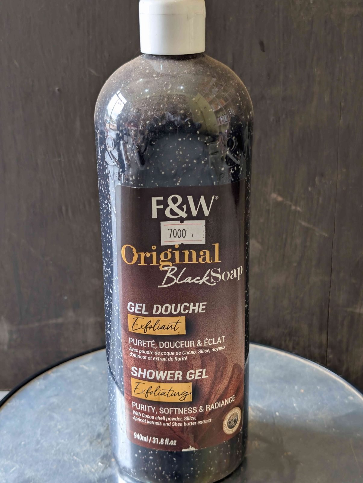 Gel F&W Black 940ml