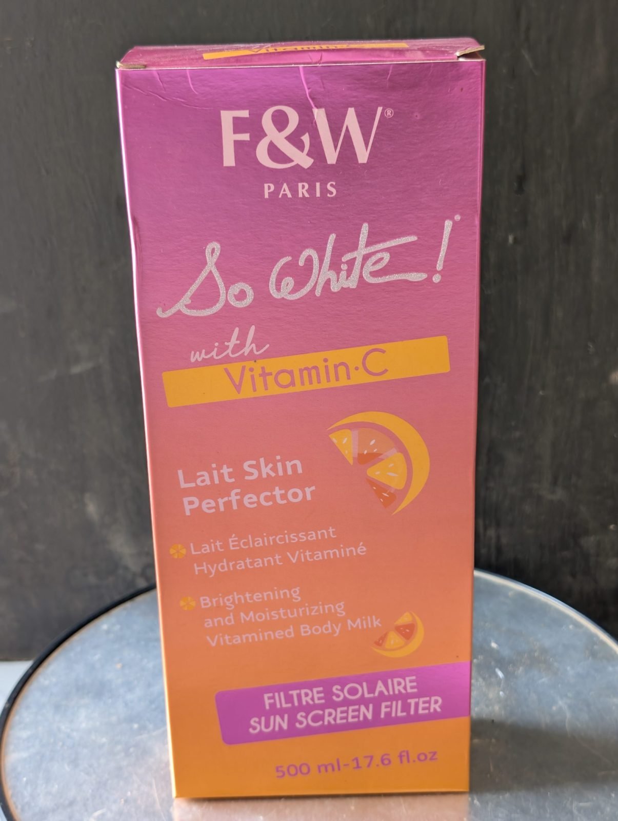 Lait F&W So White 500ml